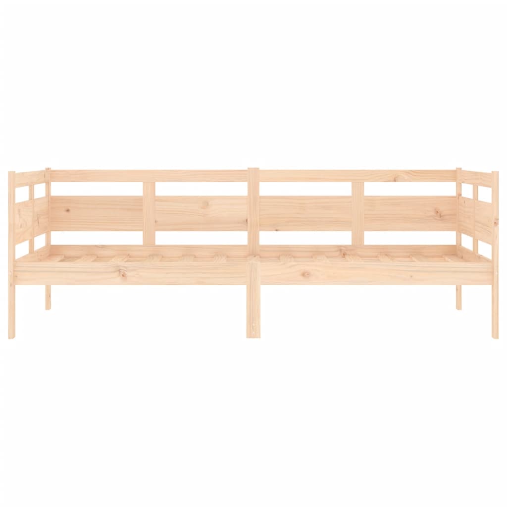 vidaXL Sofá cama madera maciza de pino 90x190 cm