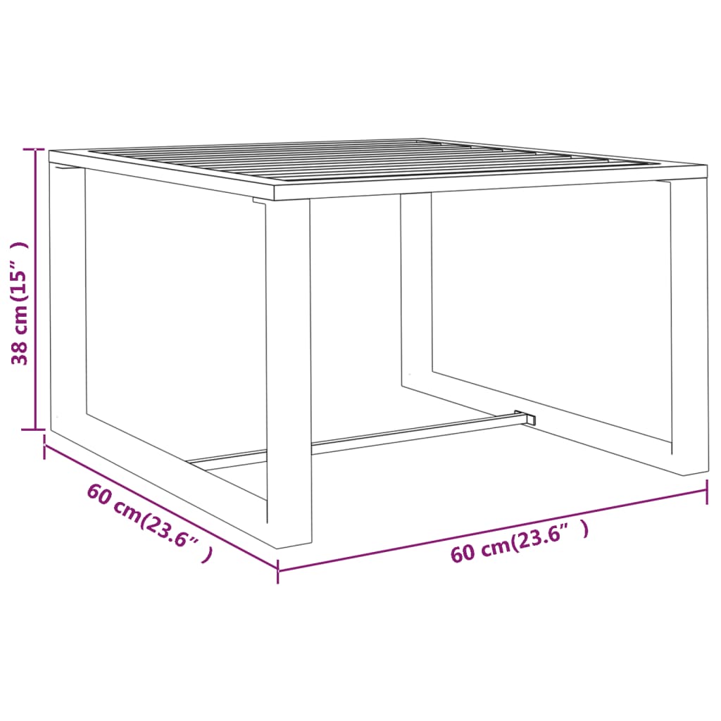 vidaXL Set muebles de jardín 3 pzas y cojines aluminio gris antracita