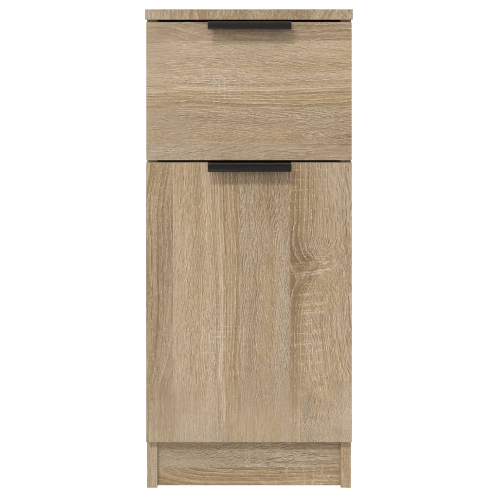 vidaXL Aparador de madera contrachapada roble Sonoma 30x30x70 cm