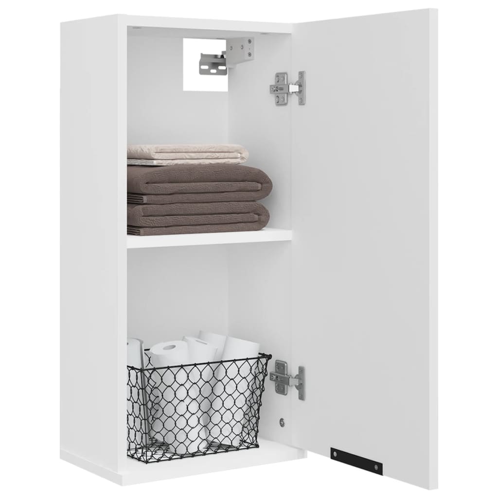 vidaXL Armario de baño de pared blanco 32x20x67 cm