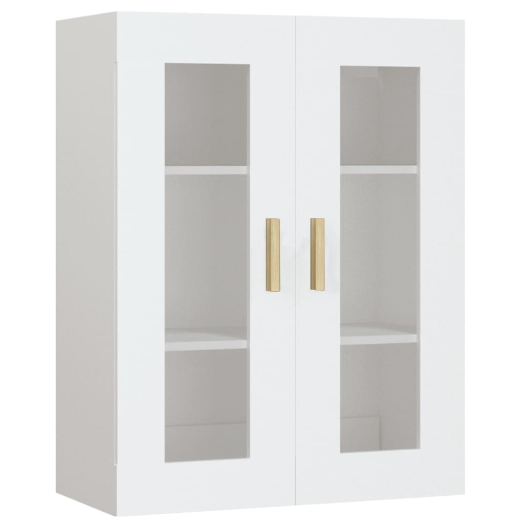 vidaXL Armario de pared colgante blanco 69,5x34x90 cm