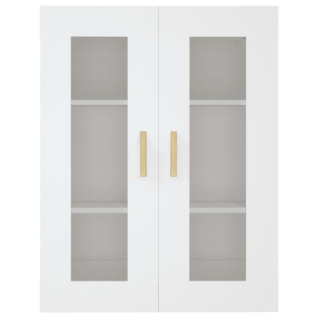 vidaXL Armario de pared colgante blanco 69,5x34x90 cm