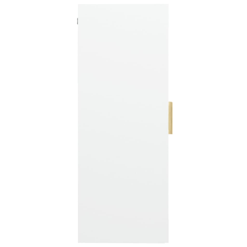 vidaXL Armario de pared colgante blanco 69,5x34x90 cm