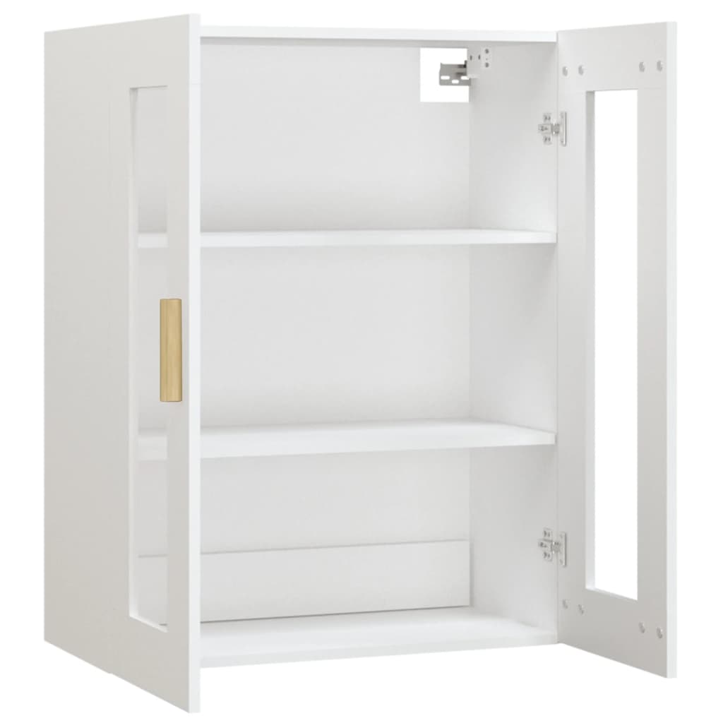 vidaXL Armario de pared colgante blanco 69,5x34x90 cm