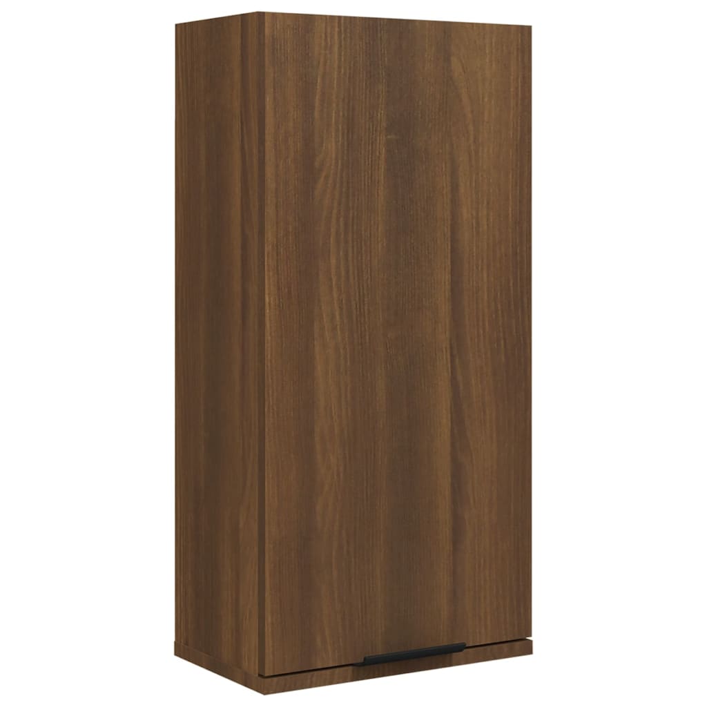 vidaXL Armario de baño de pared roble marrón 32x20x67 cm