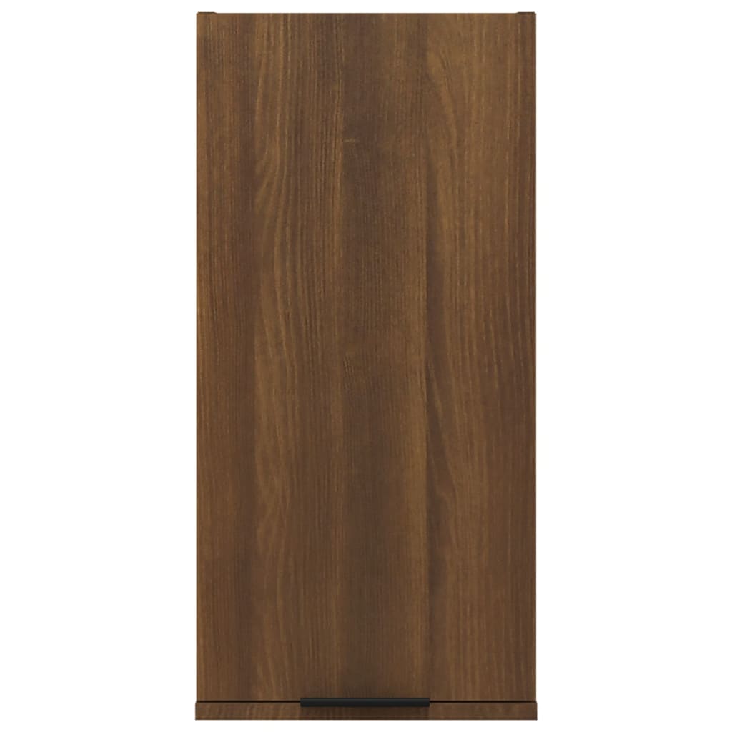 vidaXL Armario de baño de pared roble marrón 32x20x67 cm