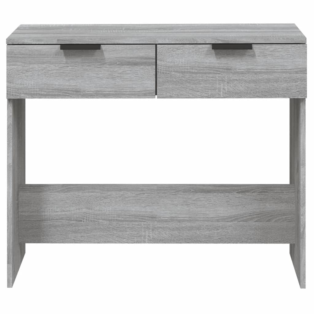 vidaXL Mesa consola madera contrachapada gris Sonoma 90x36x75 cm