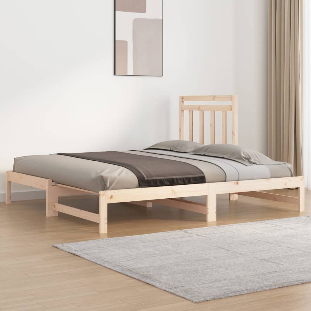 vidaXL Sofá cama extraíble sin colchón 2x(90x190) cm