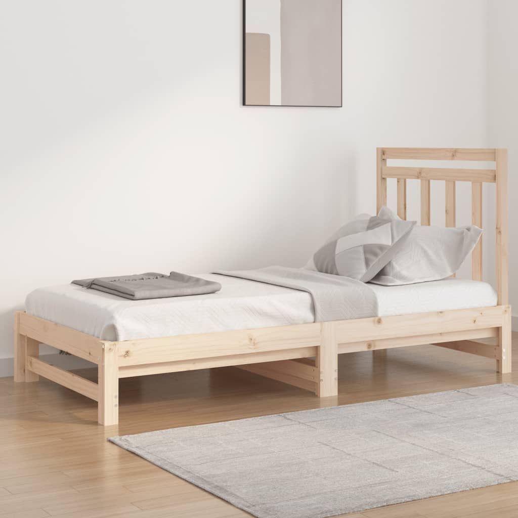 vidaXL Sofá cama extraíble sin colchón 2x(90x190) cm