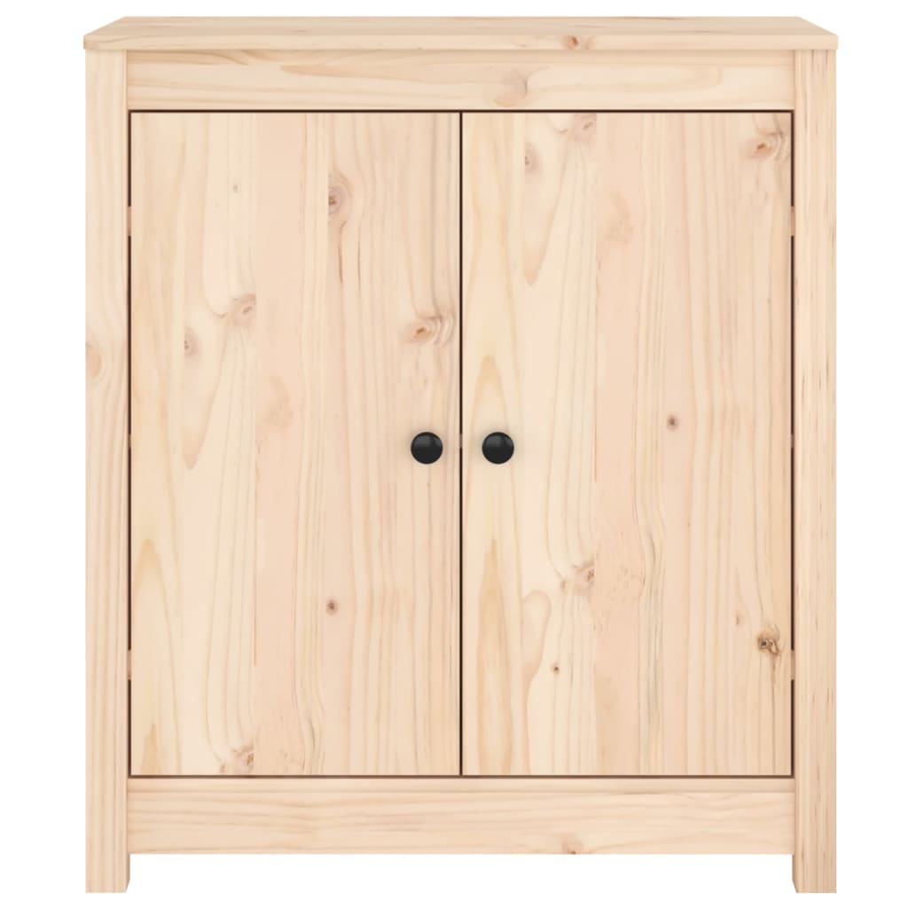 vidaXL Aparador 2 uds de madera maciza de pino 70x35x80 cm