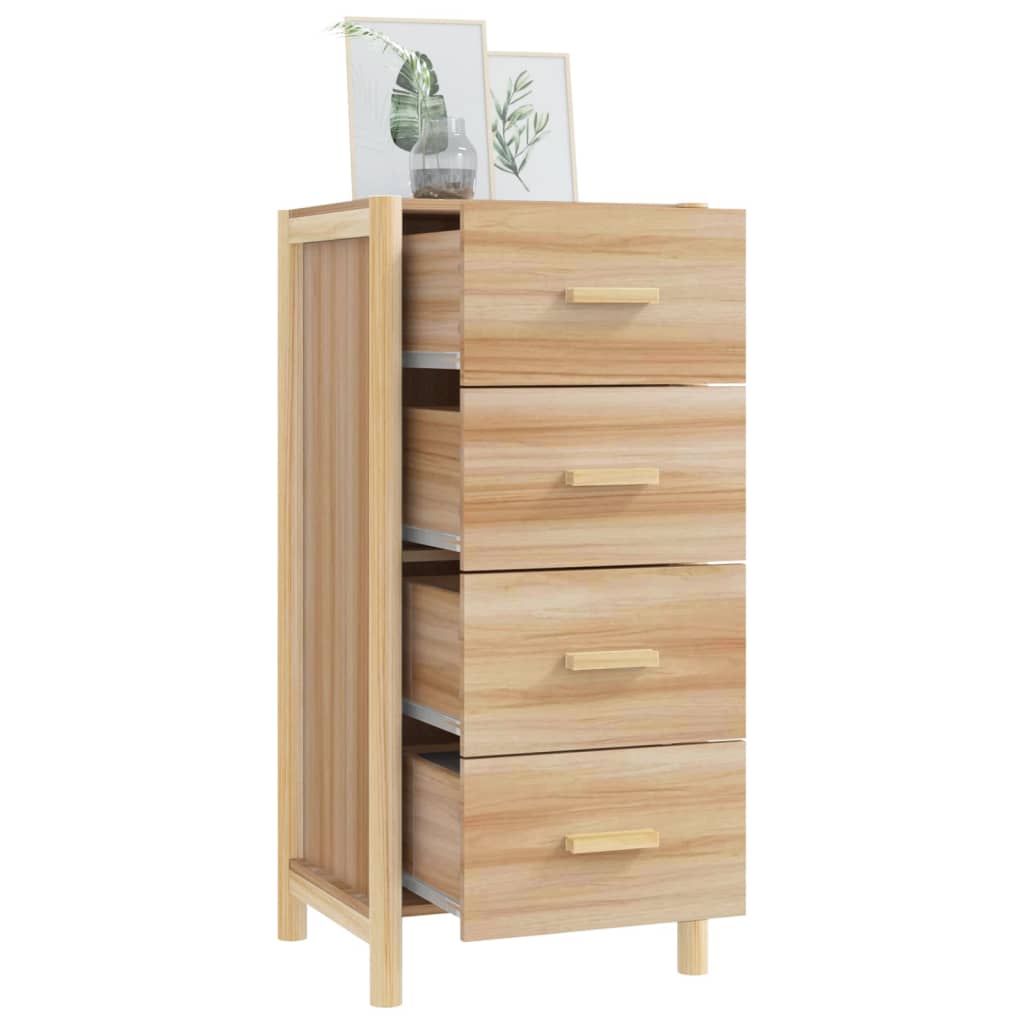 vidaXL Aparador alto madera contrachapada 42x38x90 cm