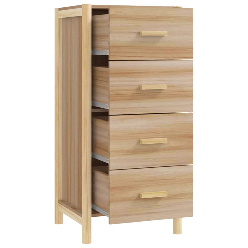 vidaXL Aparador alto madera contrachapada 42x38x90 cm