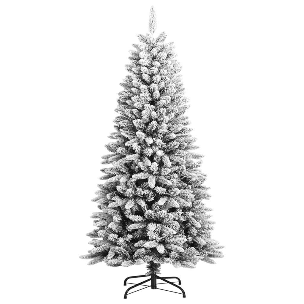 vidaXL Árbol de Navidad artificial con nieve PVC y PE 120 cm