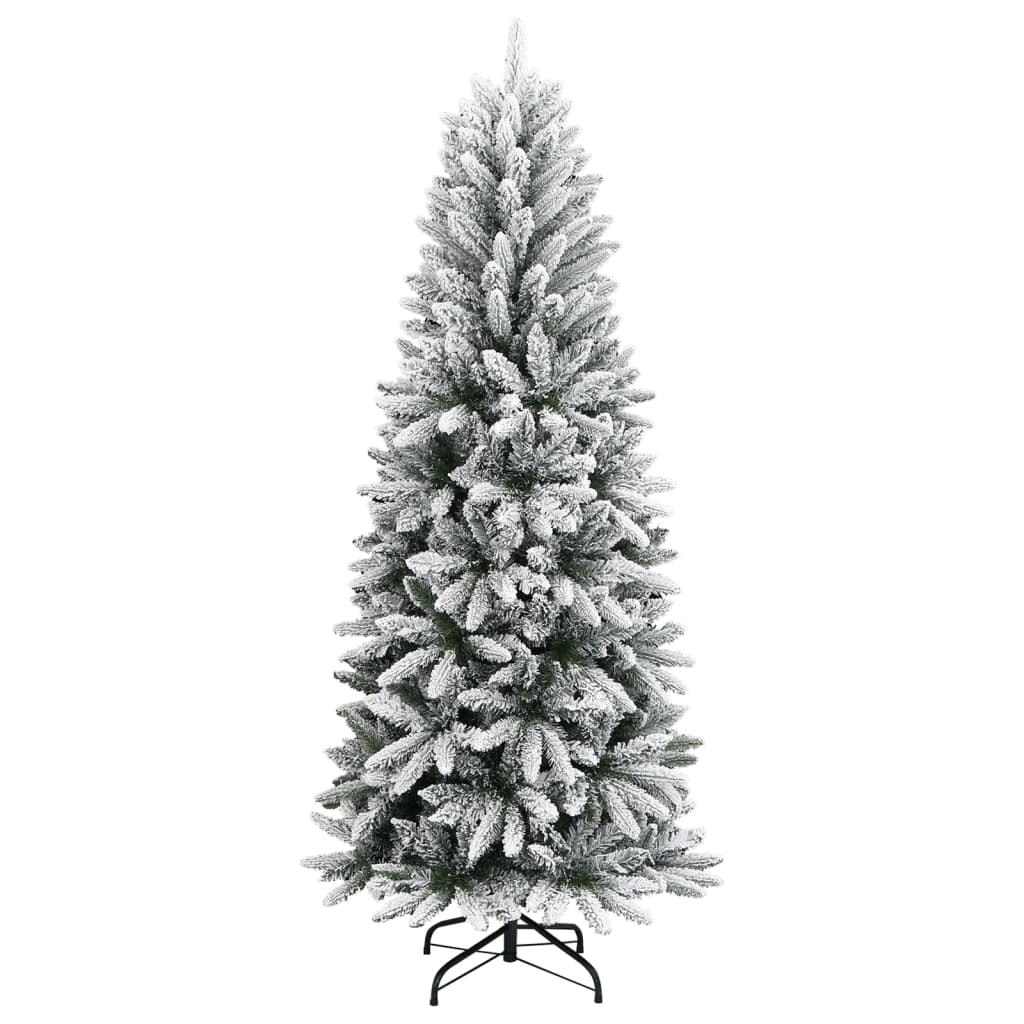 vidaXL Árbol de Navidad artificial con nieve PVC y PE 150 cm