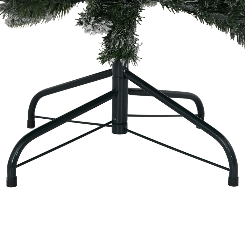 vidaXL Árbol de Navidad artificial con nieve PVC y PE 150 cm