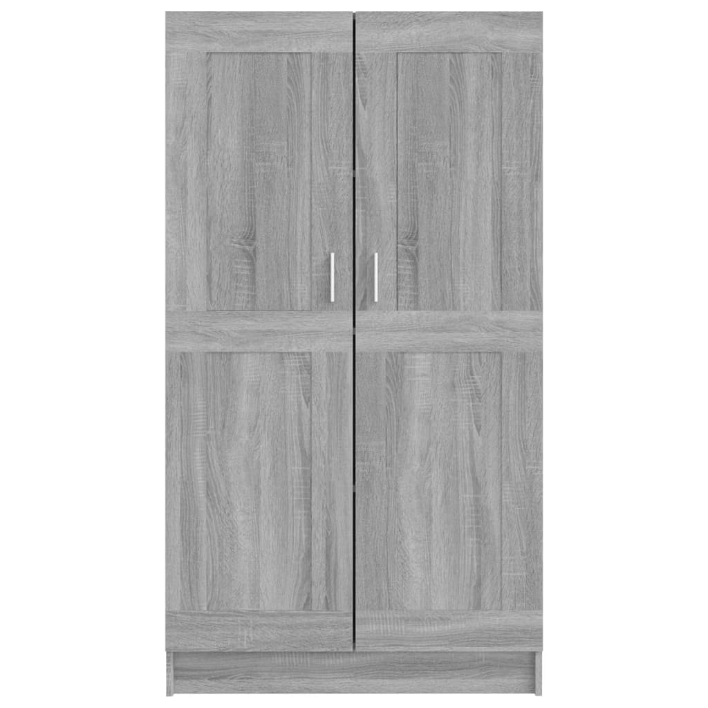 vidaXL Estantería madera contrachapada gris Sonoma 82,5x30,5x150 cm