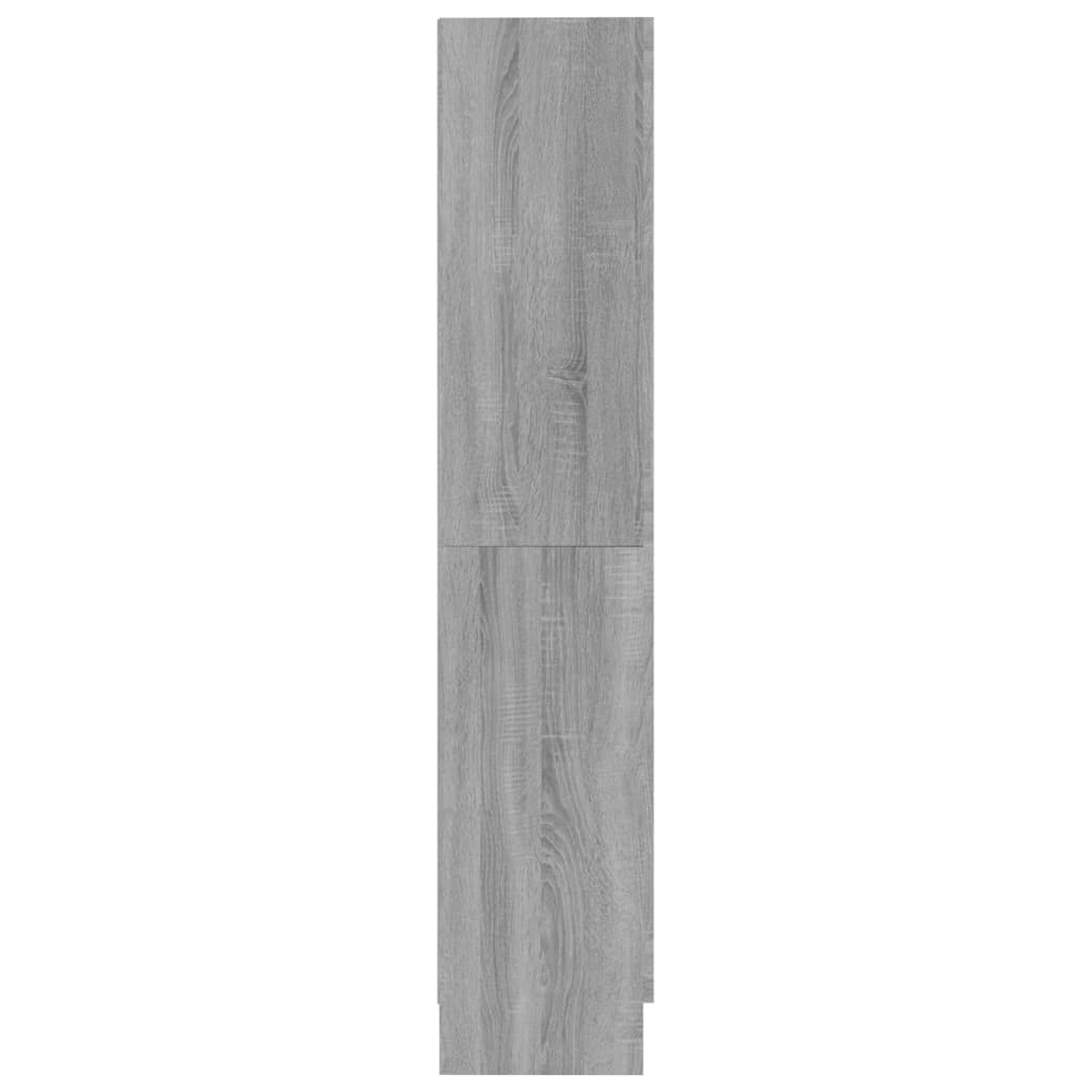 vidaXL Estantería madera contrachapada gris Sonoma 82,5x30,5x150 cm