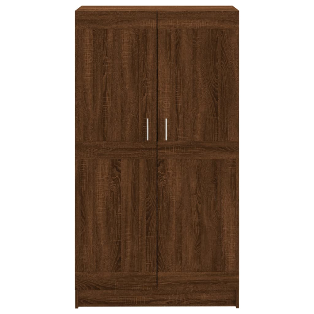 vidaXL Estantería madera contrachapada marrón roble 82,5x30,5x150 cm