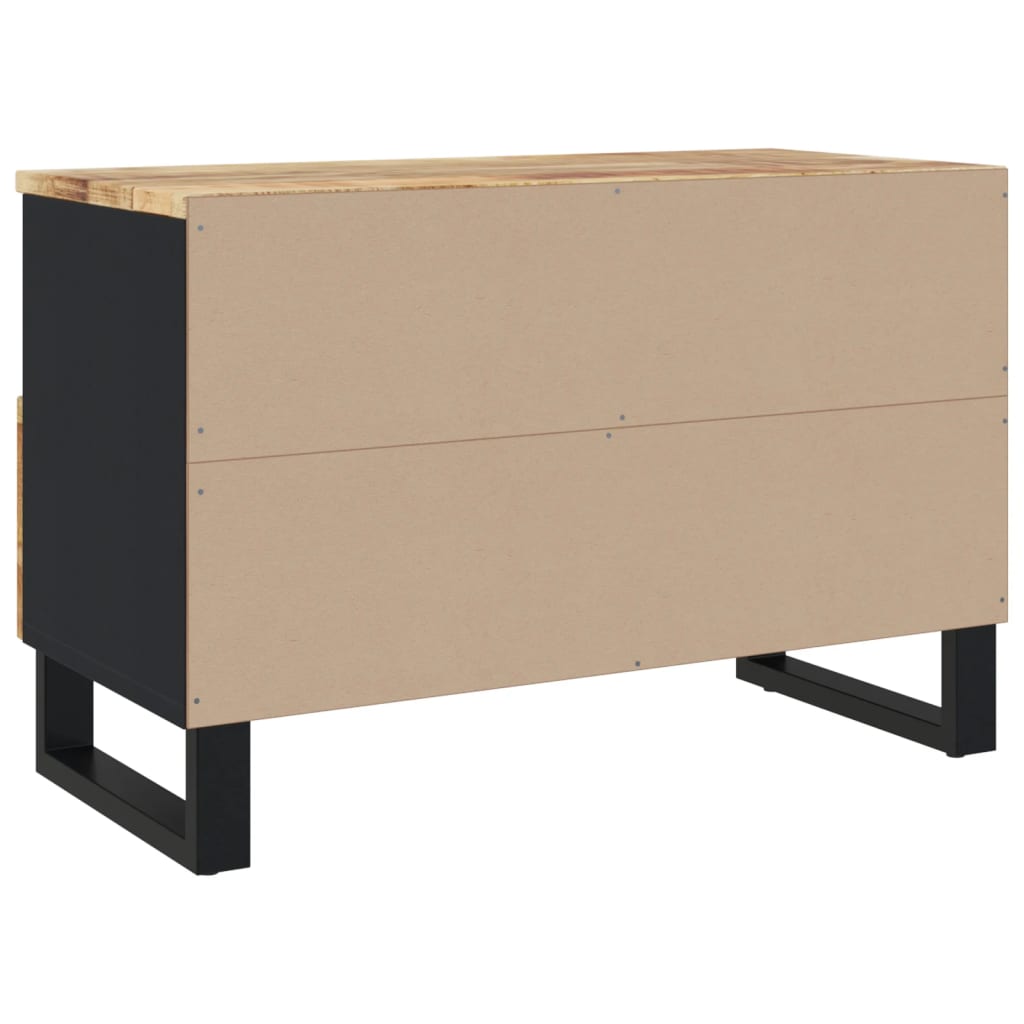 vidaXL Mueble de TV madera maciza de mango 70x33x46 cm