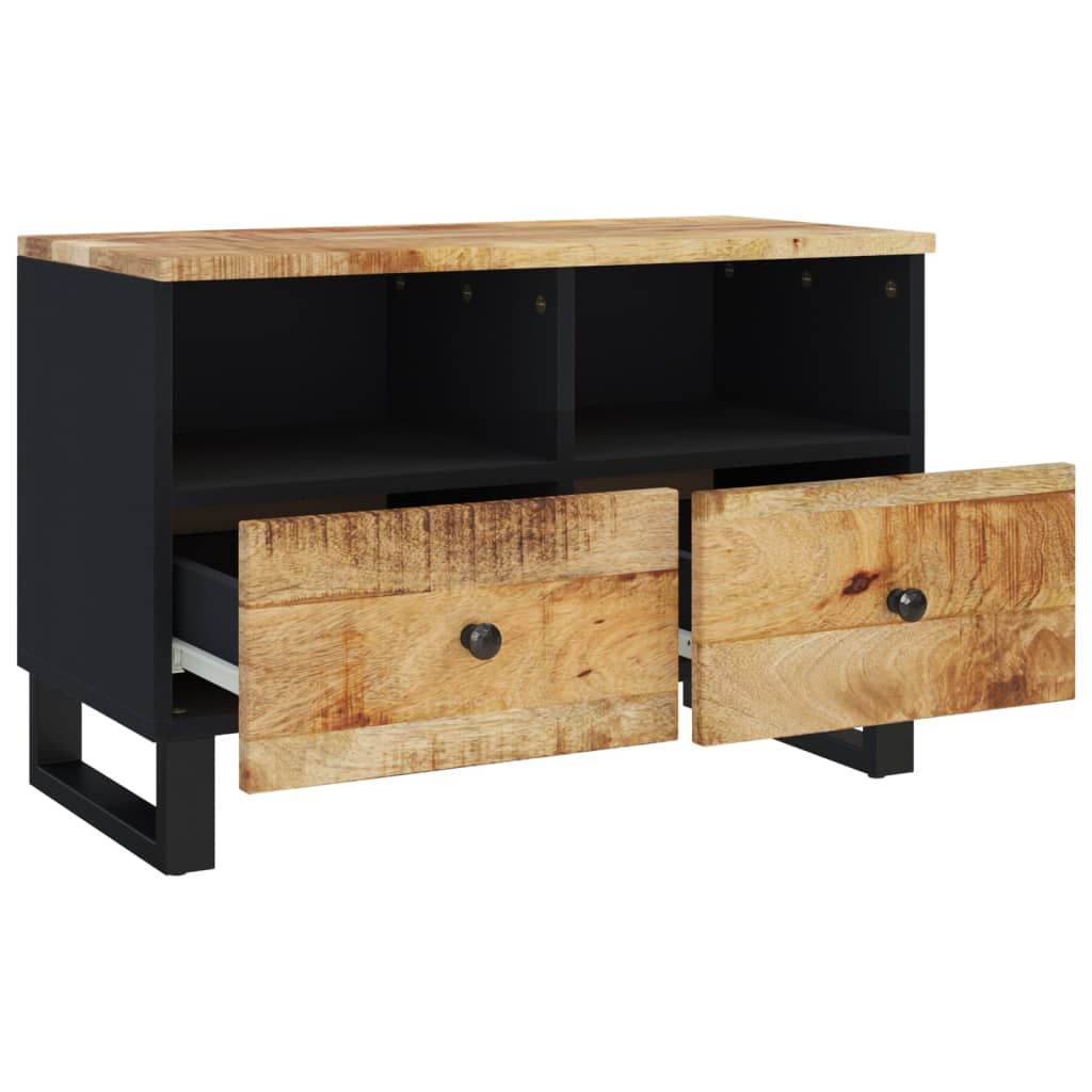 vidaXL Mueble de TV madera maciza de mango 70x33x46 cm