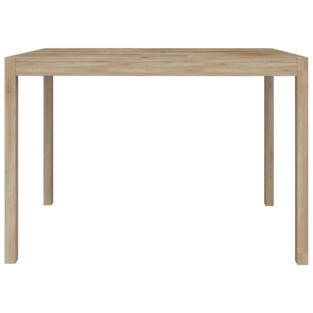 vidaXL Mesa de comedor madera maciza de acacia 110x70x75 cm