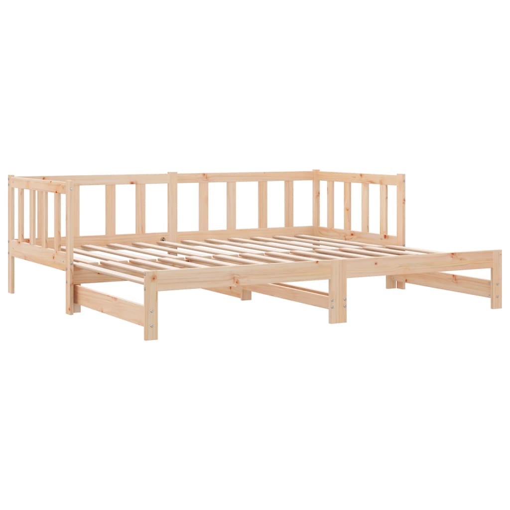 vidaXL Sofá cama extraíble sin colchón 2x(90x190) cm