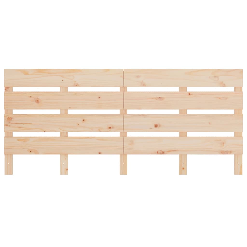 vidaXL Cabecero de cama madera maciza de pino 140x3x80 cm