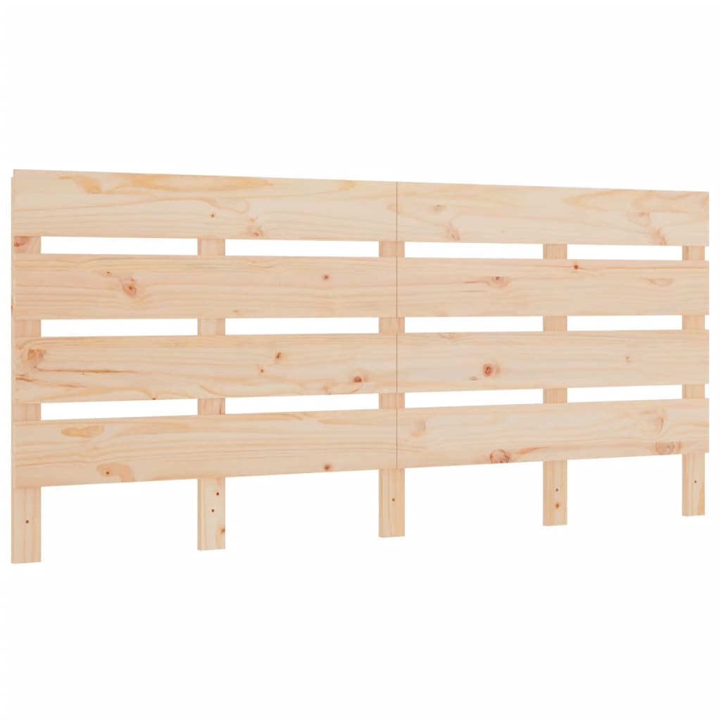 vidaXL Cabecero de cama madera maciza de pino 180x3x80 cm