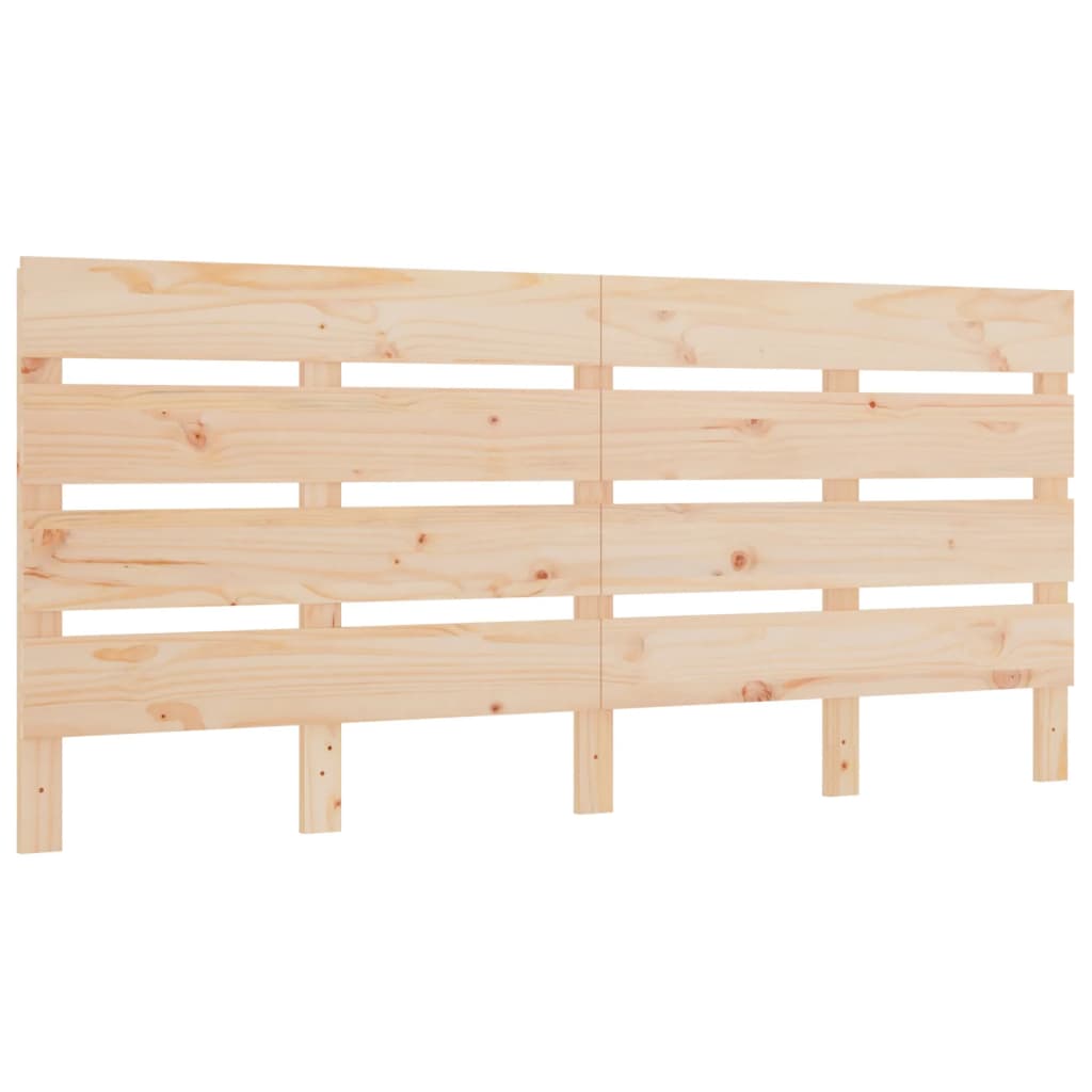 vidaXL Cabecero de cama madera maciza de pino 135x3x80 cm