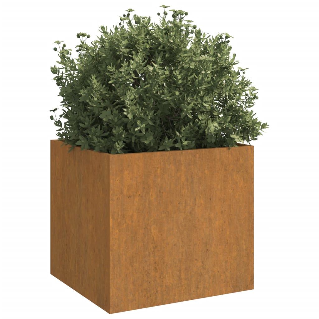 vidaXL Jardinera de acero corten 42x40x39 cm