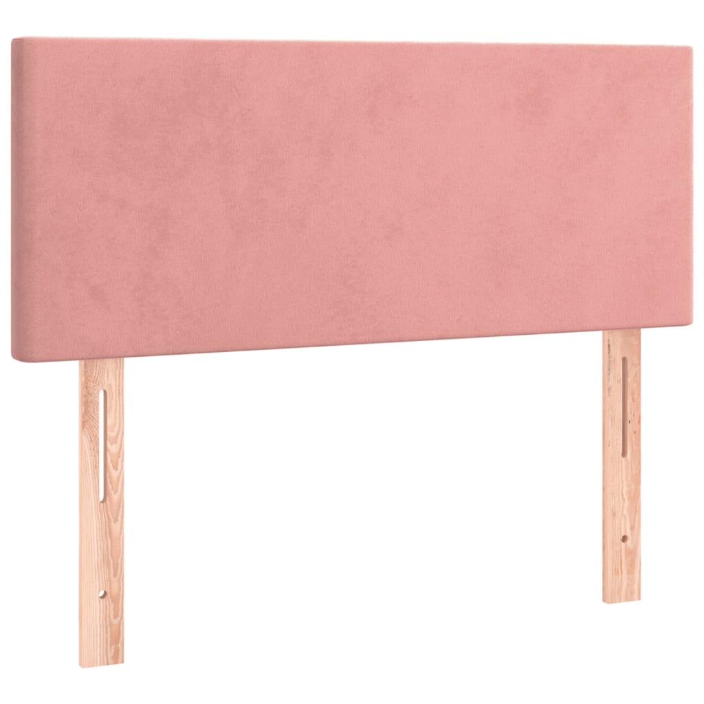 vidaXL Cabecero de terciopelo rosa 80x5x78/88 cm