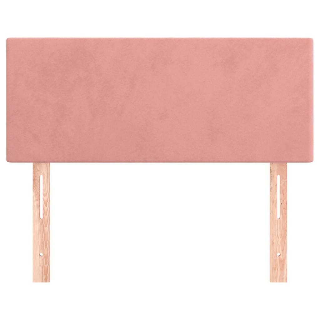 vidaXL Cabecero de terciopelo rosa 90x5x78/88 cm