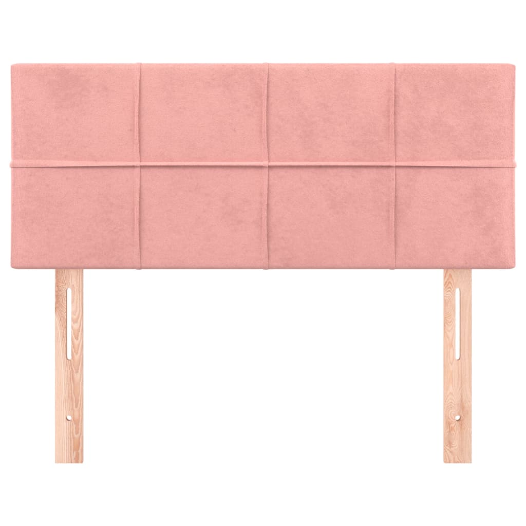 vidaXL Cabecero de terciopelo rosa 90x5x78/88 cm