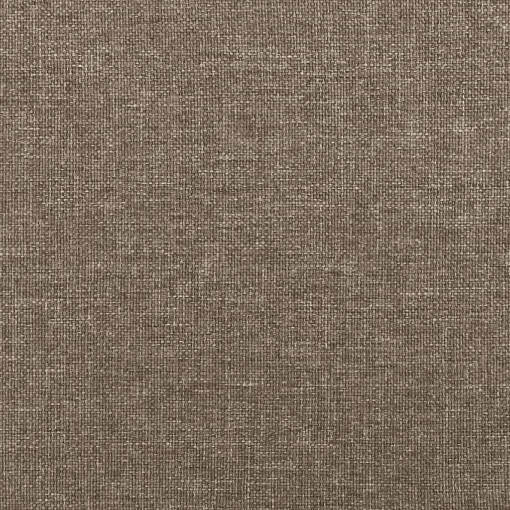 vidaXL Cabeceros 2 unidades tela gris taupe 72x5x78/88 cm