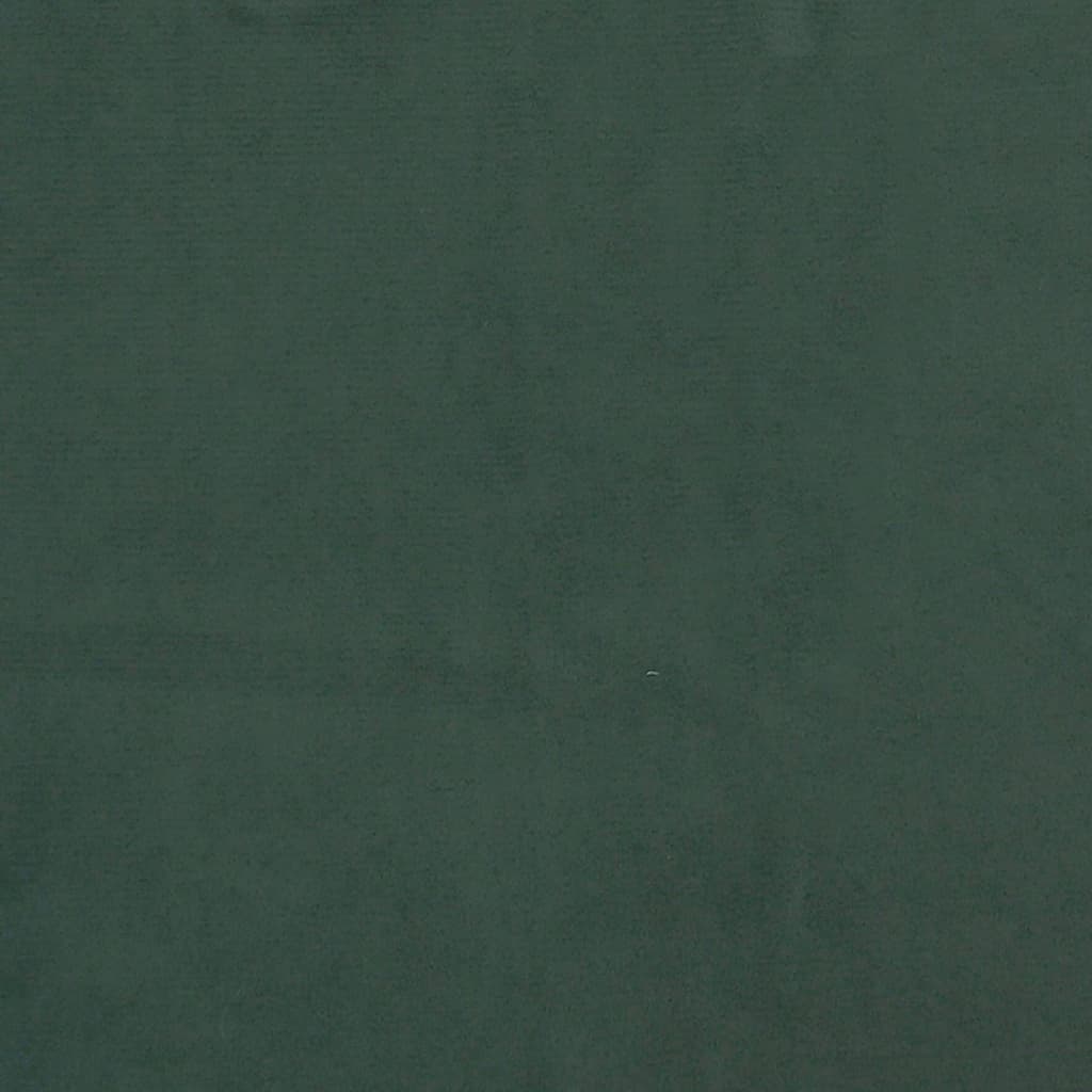 vidaXL Cabecero de terciopelo verde oscuro 100x5x78/88 cm