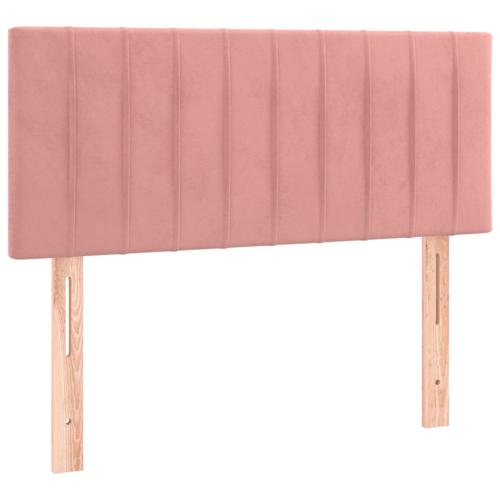 vidaXL Cabecero de terciopelo rosa 90x5x78/88 cm