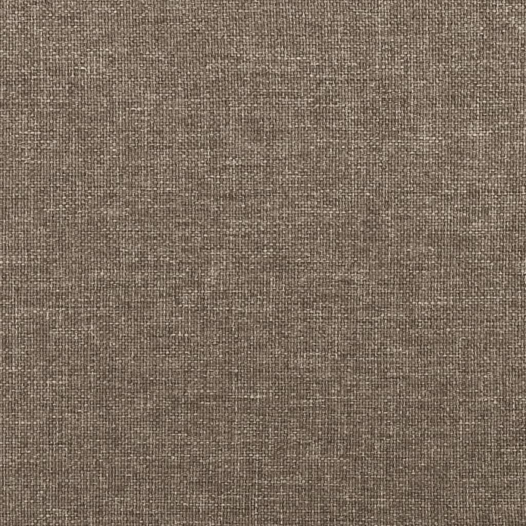 vidaXL Cabeceros 2 unidades de tela gris taupe 100x5x78/88 cm