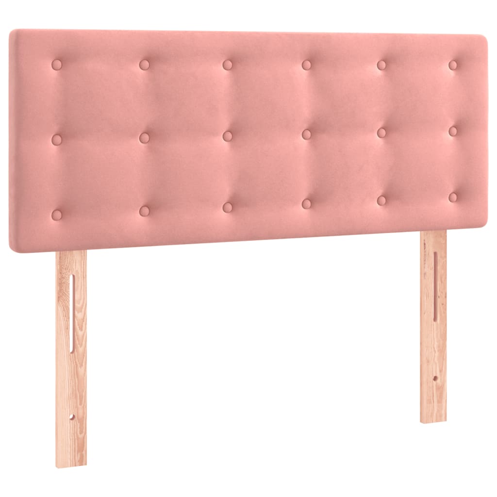 vidaXL Cabecero de terciopelo rosa 90x5x78/88 cm