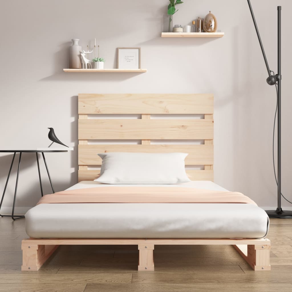 vidaXL Estructura de cama sin colchón madera maciza de pino 100x200 cm