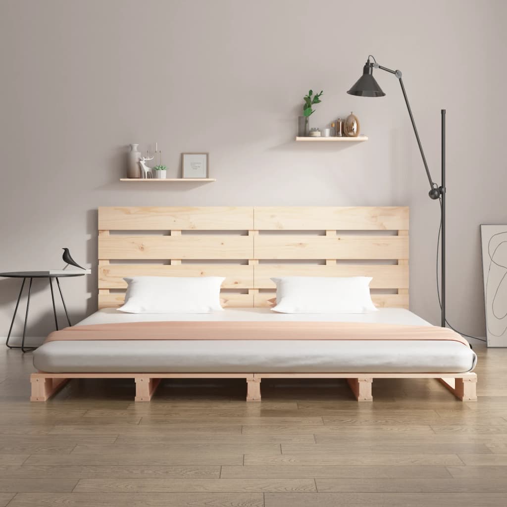 vidaXL Estructura de cama sin colchón madera de pino blanco 150x200 cm