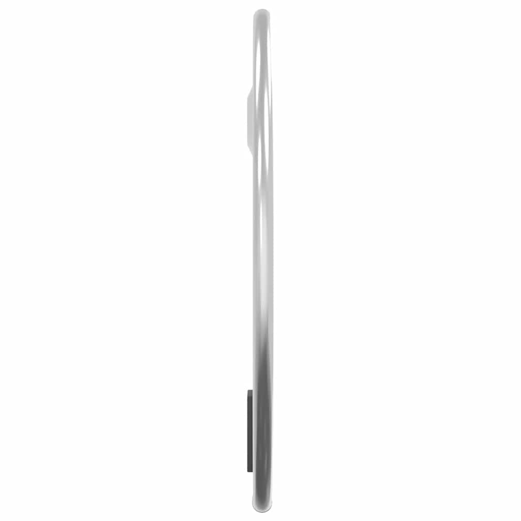 vidaXL Espejo de pared redondo plateado Ø20 cm