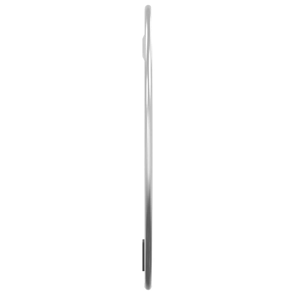 vidaXL Espejo de pared redondo plateado Ø 30 cm