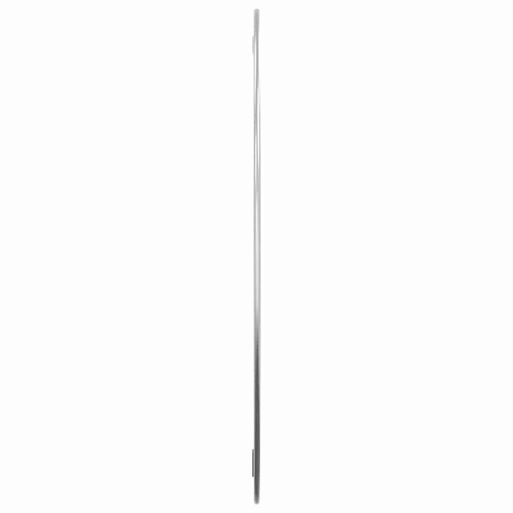 vidaXL Espejo de pared redondo plateado Ø 60 cm