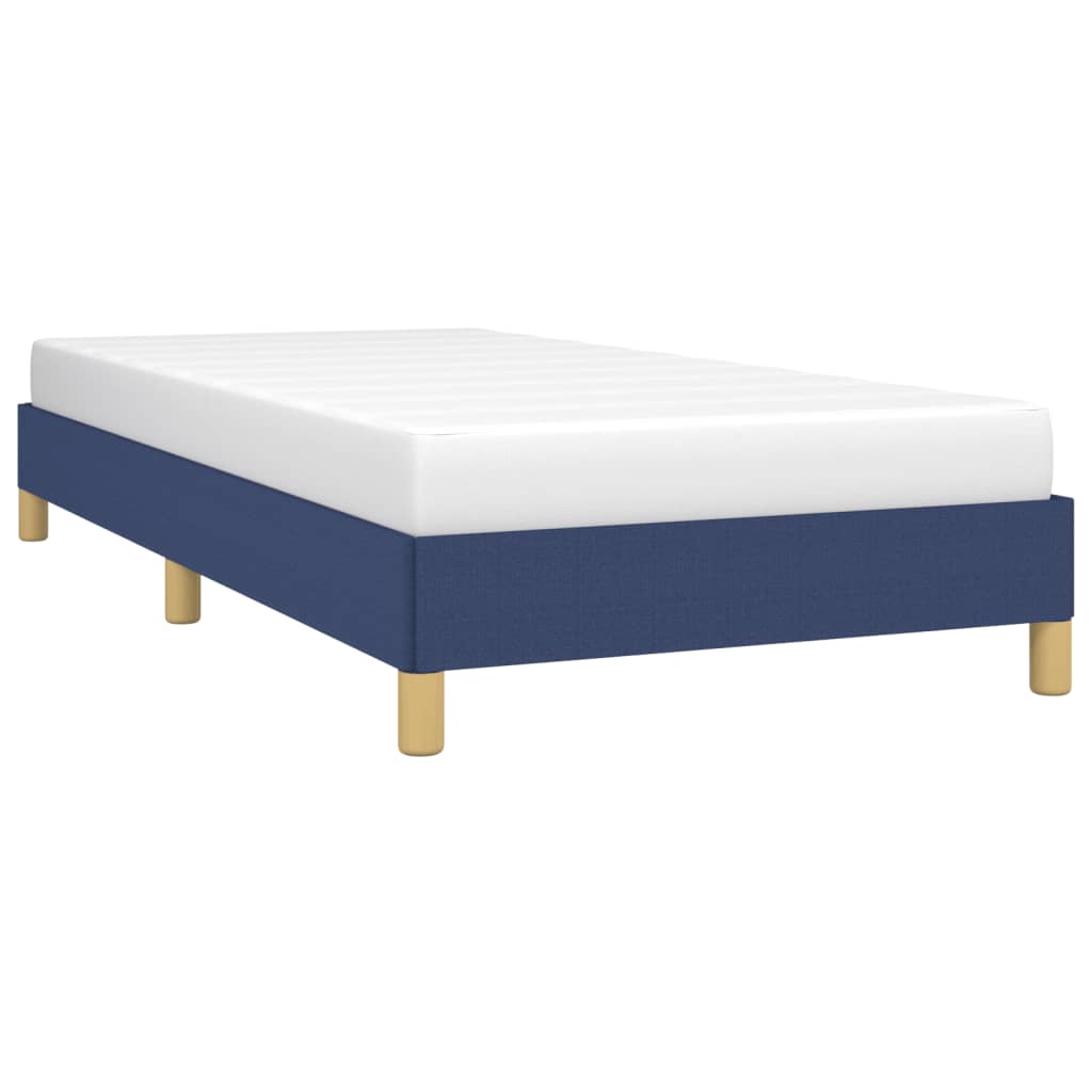 vidaXL Estructura de cama sin colchón tela azul 80x200 cm