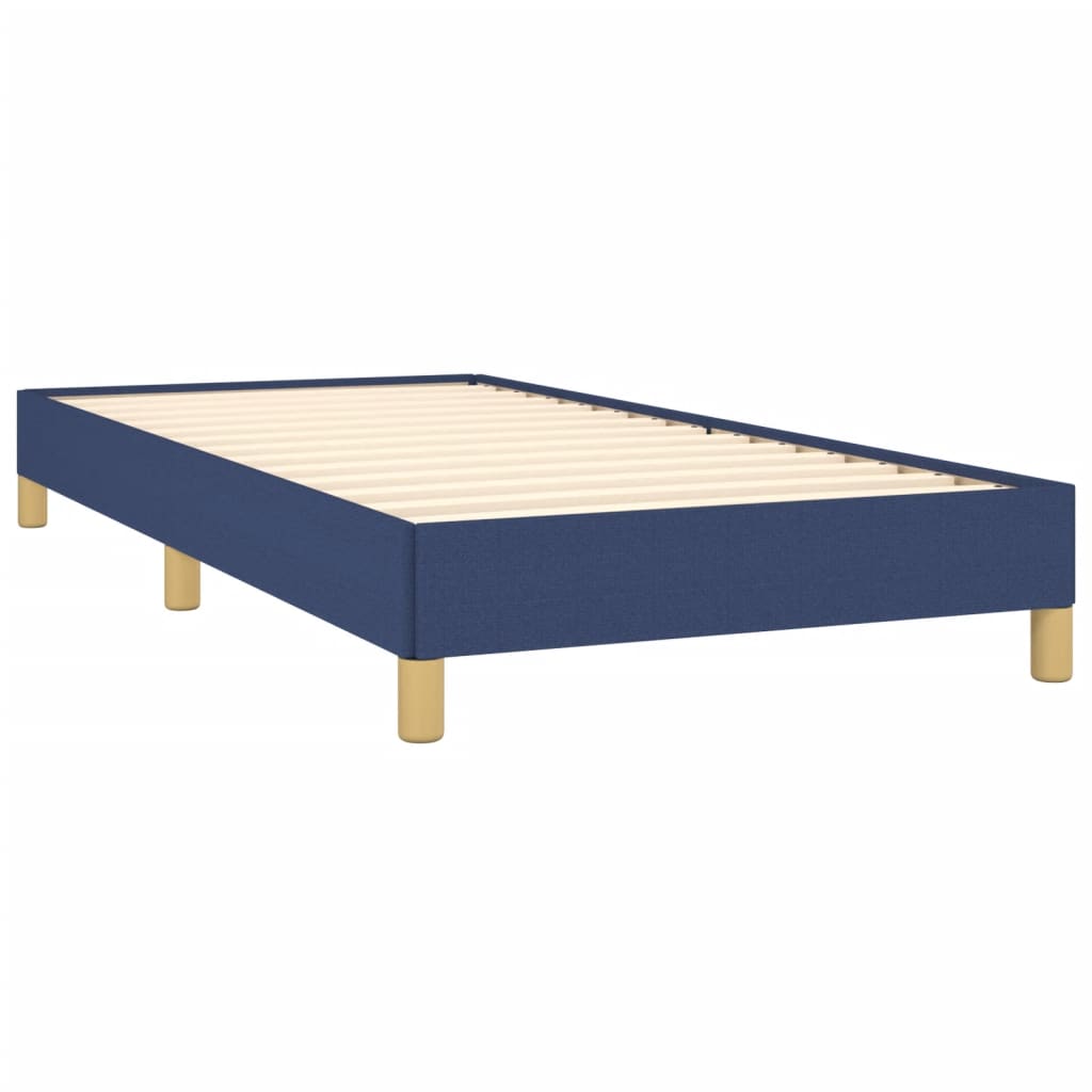 vidaXL Estructura de cama sin colchón tela azul 80x200 cm