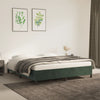 vidaXL Estructura cama sin colchón terciopelo verde oscuro 180x200 cm