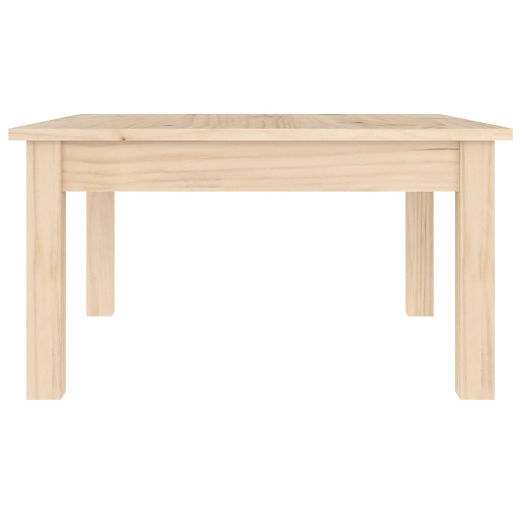 vidaXL Mesa de centro de madera maciza de pino 55x55x30 cm