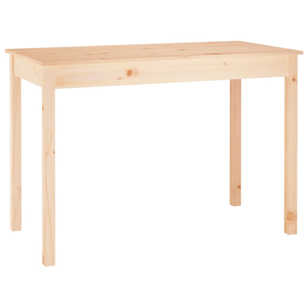 vidaXL Mesa de comedor madera maciza de pino 110x55x75 cm