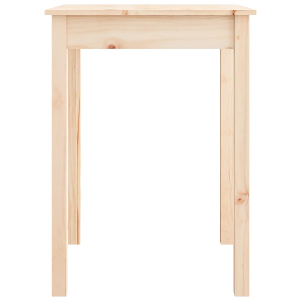 vidaXL Mesa de comedor madera maciza de pino 55x55x75 cm