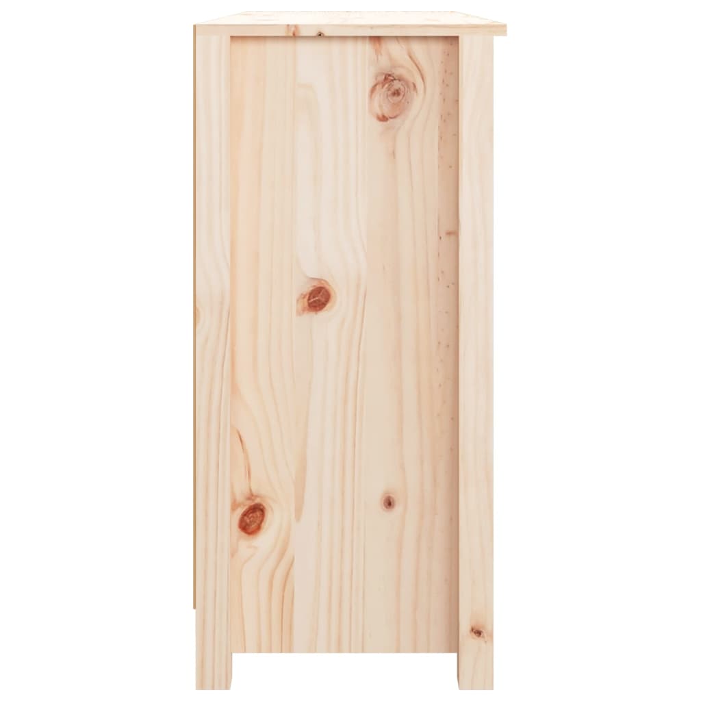 vidaXL Aparador de madera maciza de pino 100x35x74 cm